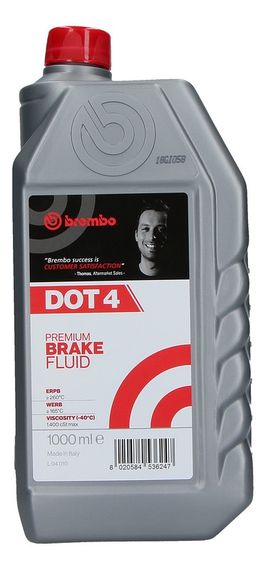 Гальмівна рідина Brembo DOT-4 250 мл