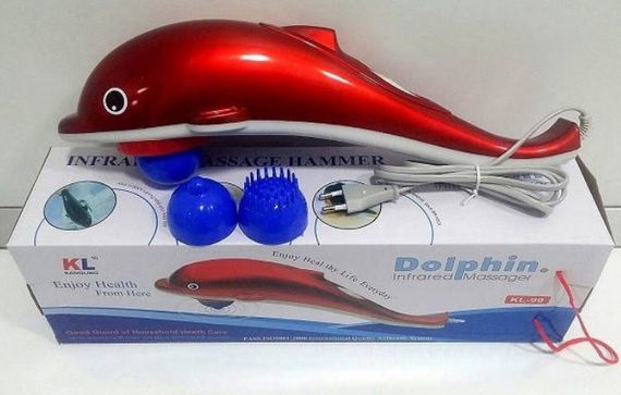 Ручний масажер Дельфін для тіла Dolphin Massager для схуднення масажу шиї | Зображення 2