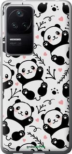 Чохол на Xiaomi Redmi K40S Панди "4318u-2582-2448"