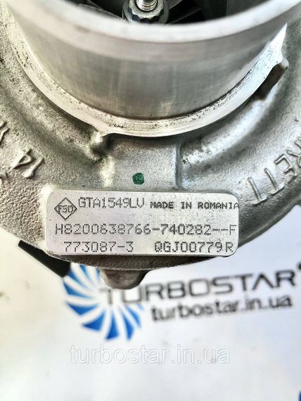 Турбіна Nissan X-Trail турбіна Nissan Qashqai 2.0 dci 773087-2 773087-1 773087-3 1441100K0F 14411-00K0F | Зображення 4