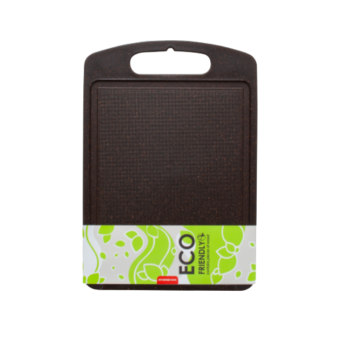 Дошка кухонна 30*20 см пластик коричневий W168028 Eco Wood Алеана