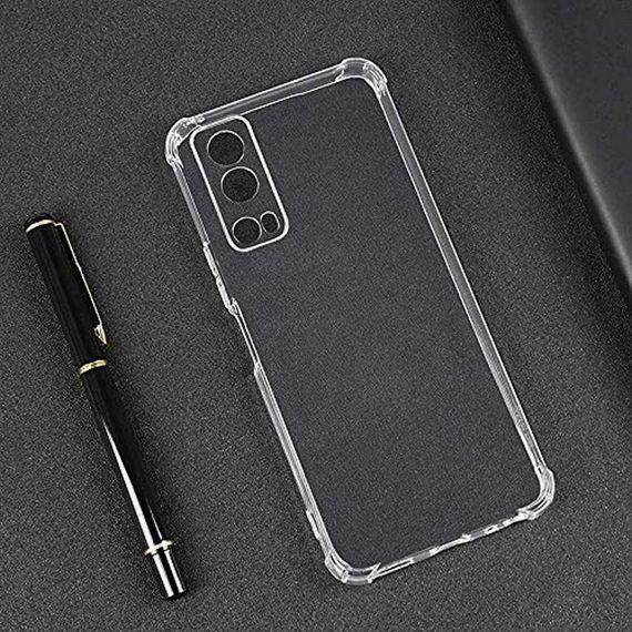 TPU чохол GETMAN Ease logo посилені кути Full Camera для Vivo iQOO Z3 Безбарвний (прозорий) | Зображення 1