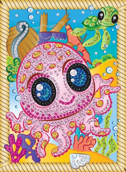Набор для творчества Sequin Art SMOOGLES Осьминог SA1813 (SA1813) | Зображення 1
