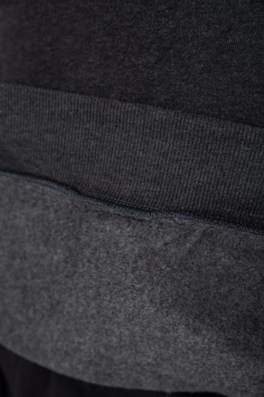 Худі чоловічий на флісі з капюшоном, колір темно-сірий, 244R2517 | Зображення 5