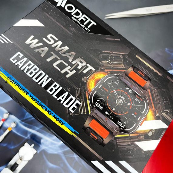 Розумний годинник Modfit Carbon Blade Orange | Зображення 6