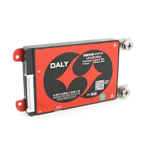 BMS плата DaLy LiFePO4 48 V 16S 80/80A