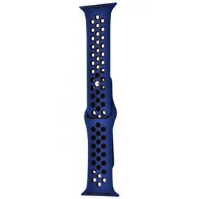 Ремешок Apple Watch Sport Nike+ 38/40/41 mm, браслет для часов Apple, ремешок для Apple watch midnight blue/black