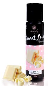 Гель для орального сексу Secret Play - Sweet Love White chocolate Gel, 60 ml Sex Aura