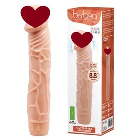 Вібратор реалістик BARBARA BOB DILDO VIBRATOR, BW-001009R Sex Aura
