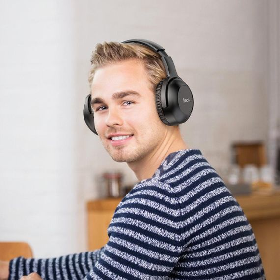 Бездротові навушники HOCO W33 Art sount BT headset Black | Зображення 2
