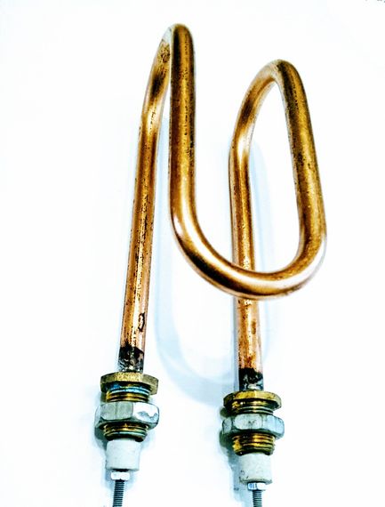 Тен мідний 2500w D 11 штуцер м 11 штуцер м 18 водяний дистиляторний | Зображення 2