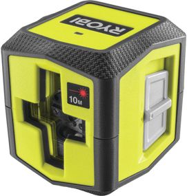 Нівелір лазерний Ryobi RBCLLR1 до 10м, перехресний, червоний промінь, 0.4кг (5133004863)