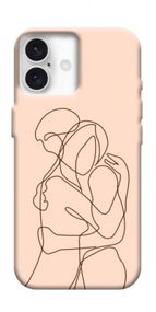 Чохол з картинкою Couple line для Apple iPhone 16 (6.1")