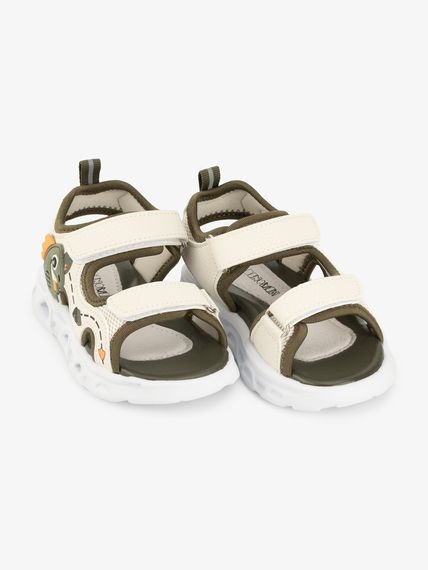 Сандалі для хлопчика Dinomin A87-1T 24 Молочний+хакі shop (2000999538247) | Зображення 3