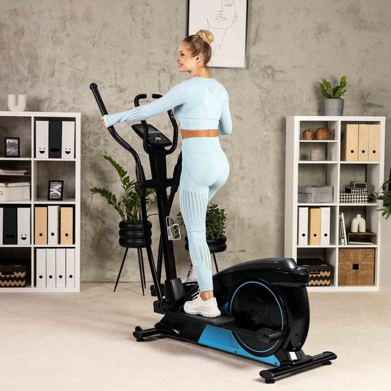 Орбитрек Hop-Sport HS-060C Blaze синий iConsole+ | Зображення 7