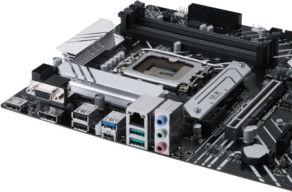 Материнcька плата ASUS  PRIME B660-PLUS D4 s1700 B660 4xDDR4 M.2 HDMI DP D-Sub ATX (90MB18X0-M1EAY0) | Зображення 6