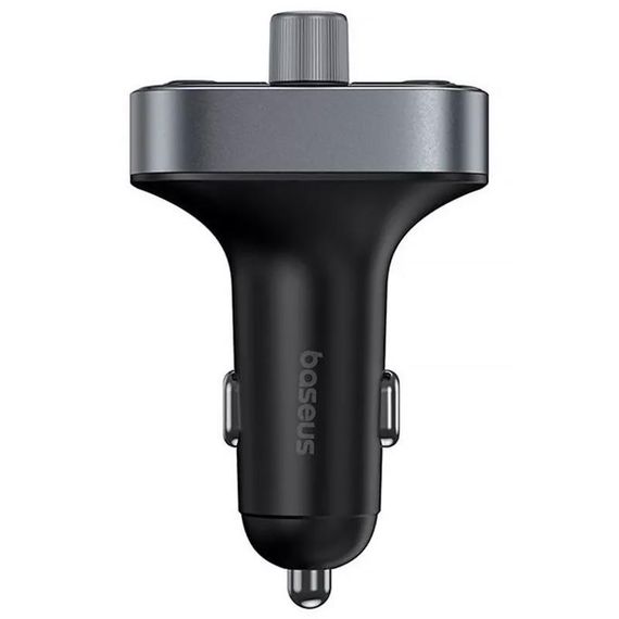 АЗП FM модулятор Baseus S-09 Pro Series 18W (2USB-A/1C) (C10762200113) Cluster Black | Зображення 4