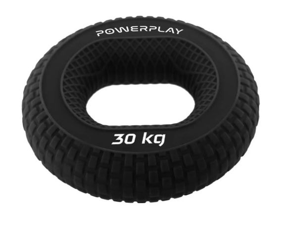 Еспандер кистьовий силіконовий PowerPlay PP-4333 Hand Grip Hard 30 кг Чорний (PP_4333_Black_30kg) | Зображення 2