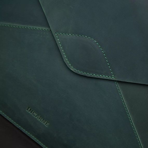 Чохол для ноутбука вінтажний Incarne Message MacBook Pro 13" 2016-2025 message-green-vintage-pro-13 зелений | Зображення 2