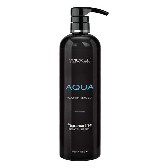 Лубрикант на водній основі WICKED AQUA, нейтральний, 473 мл Sex Aura