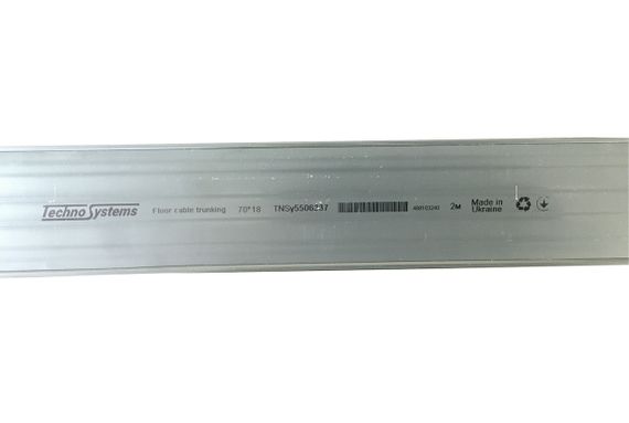 Кабель-канал 70х18 напольный 3/d10 серый RAL7012 Ny95506337 | Зображення 3