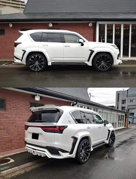 Комплект обвісів (Wald) Натуральний карбон для Lexus LX 500d/600 2022- рр