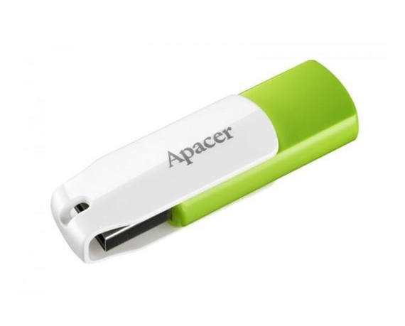 Флешка 32Гб USB 2.0 зелений AH335 Apacer | Зображення 1
