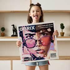 Фото конструктор з додатком Qbrix Poster Photo Construction Біла | Зображення 1