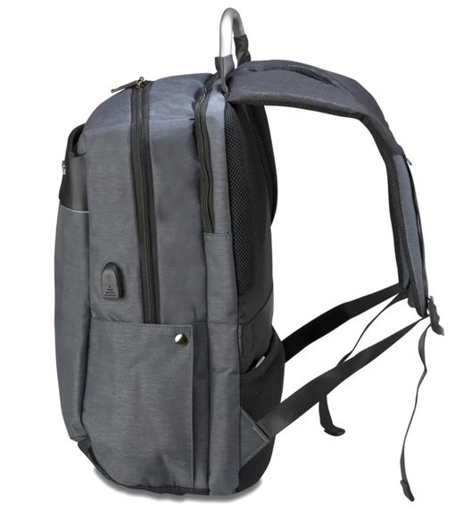 Рюкзак міський Semi Line USB 30 Grey (P8002) | Зображення 3