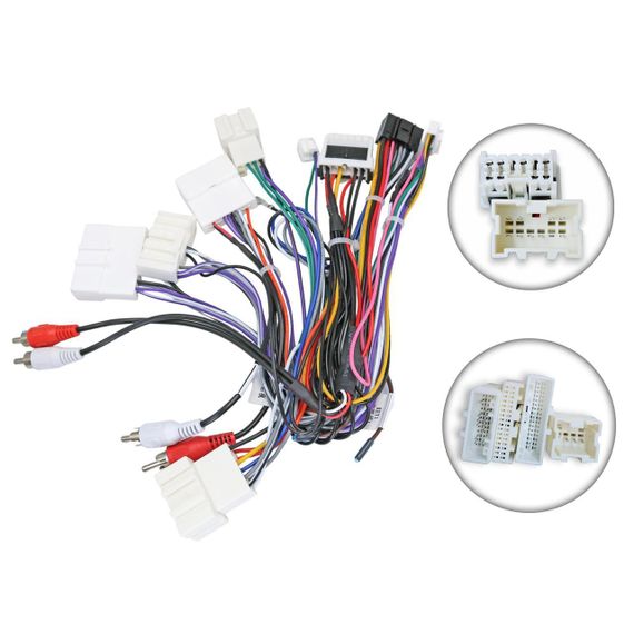 Перехідник живлення серії QIV з адаптером CAN-BUS для Nissan QBR-W NS-0516A (дрот)