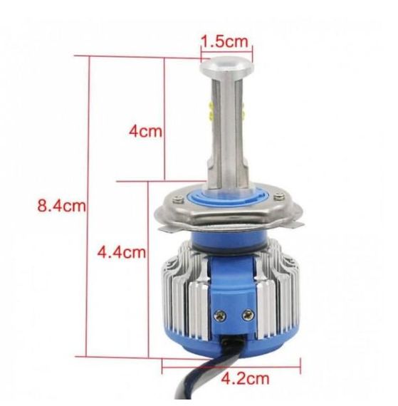 Лампы XPRO T1 H7 светодиодные сверхяркие LED в авто 6000К 50W 2 шт (MER-11145) | Зображення 3