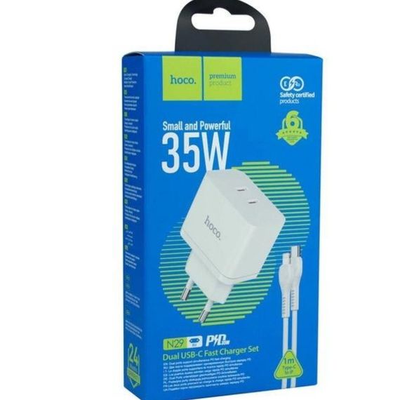 Мережевий Зарядний Пристрій XPRO N29 Triumph PD+QC3.0 35W Type-C to Lightning білий ( 33313-01_373) | Зображення 5