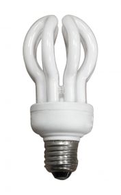 Лампа E27 PL-4U 15W/827 9mm MINI LOTUS Brille 230V