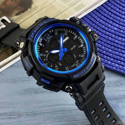 Skmei 1343 Black-Blue | Зображення 3