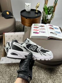 Мужские кроссовки New 530 Premium Black White весна / літо / осінь A3659 44 28 - 28,5 см