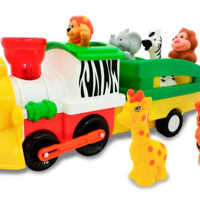 Развивающая игрушка Kiddi Smart Паровоз Лимпопо (свет, украинский язык) (063396) | Зображення 1