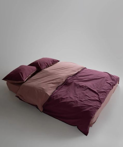 Постільна білизна Limasso Stonewashed Essualte 200 х 220 см Old Rose - Raspberry