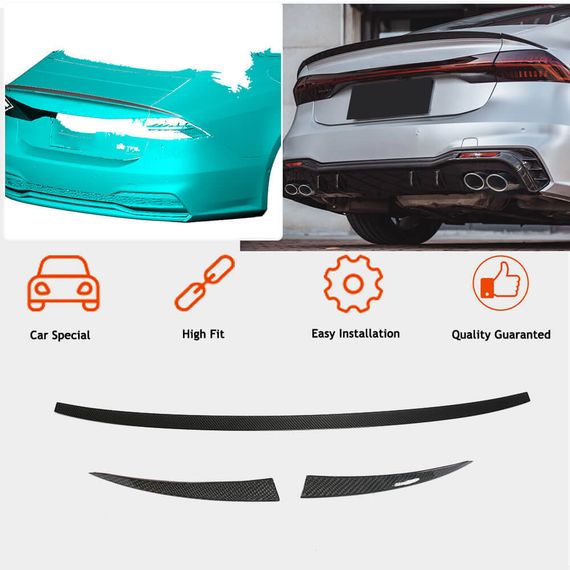 Спойлер V1 (Карбон) для Ауди A7 2018- рр | Зображення 1