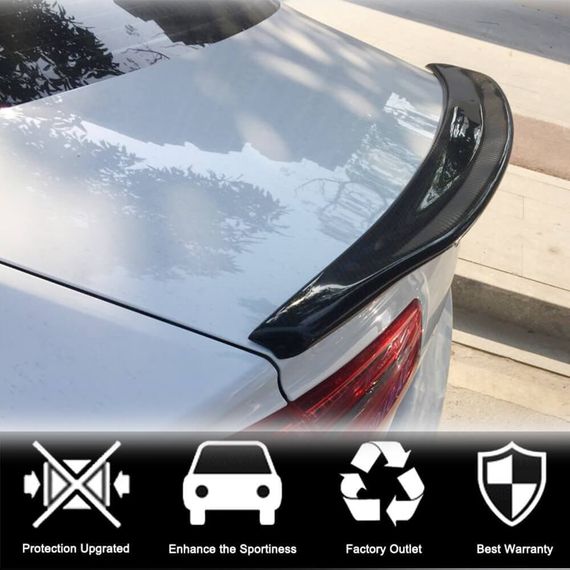 Спойлер Lip V2 (Карбон) для Ауди A6 C7 2011-2017 гг | Зображення 2