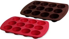 Форма-планшет Kamille для кексів і маффінів зі складними осередками, на 12 кексів