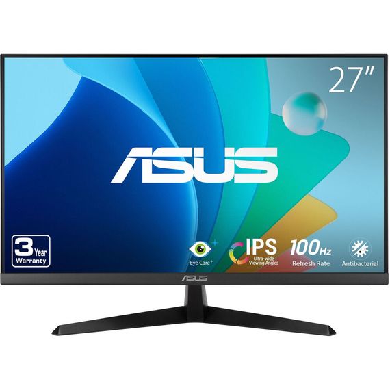Монітор ASUS  27' VY279HF HDMI, Audio, IPS, 100Hz, 1ms, AdaptiveSync (90LM06D3-B01170)