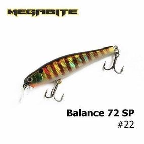 Воблер Megabite  Balance 72 SP (72 мм, 6,9гр, 1m) (22)
