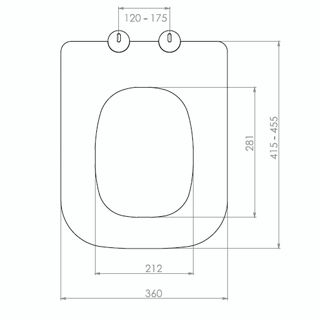Сидіння для унітазу NKP Canto з кришкою і функцією мікроліфта 0339 | Зображення 1