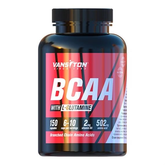 Амінокислота BCAA для спорту Vansiton BCAA 150 Caps