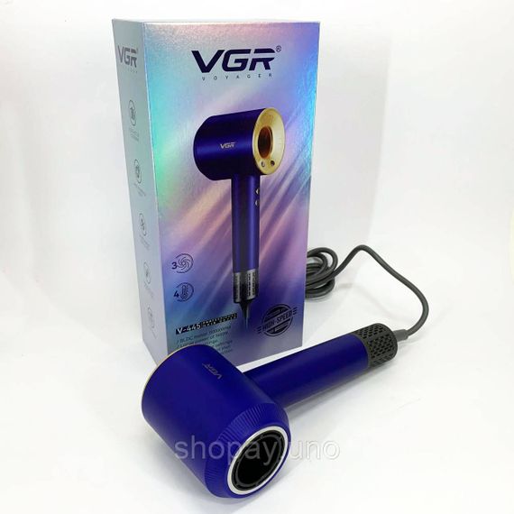 Мощный фен для волос VGR, Фен с холодным и теплым режимами Удобный надежный для волос NH-43 | Зображення 3