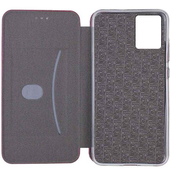 Кожаный чехол-книжка Classy для Xiaomi Redmi 12 Бордовый | Зображення 2