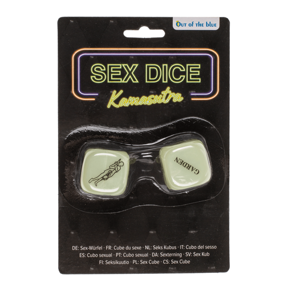 Неоновые кубики Sex Dice Kamasutra, 2 шт. sexstyle | Зображення 5