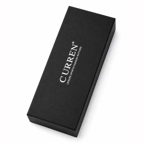 Експортна коробочка Curren Black для годинників фірмова чорна упаковка