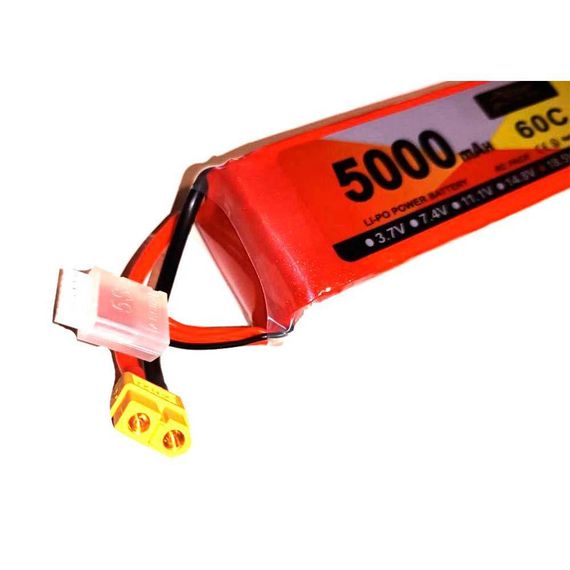 Акумулятор ZOP Power Li-Po 5s 18.5v 5000 mAh 60C конектор XT60 | Зображення 1