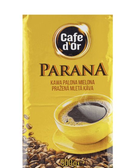 Кофе молотый смесь арабики и робусты средней обжарки Parana, 500г Польша